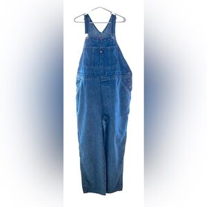 Vintage UNIONBAY Overalls Dark Wash Denim Coveralls Size Large